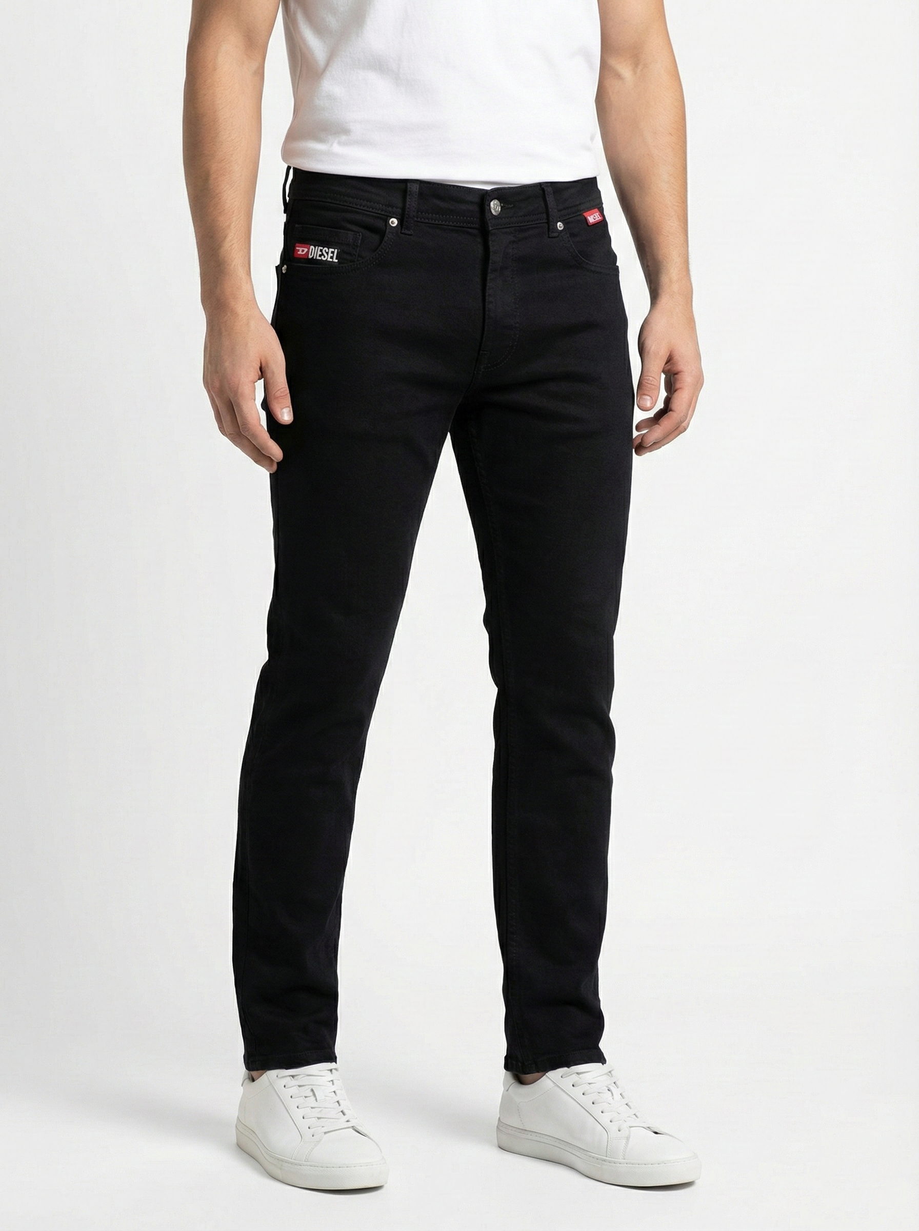 Diesel Siyah Regular Fit Jean