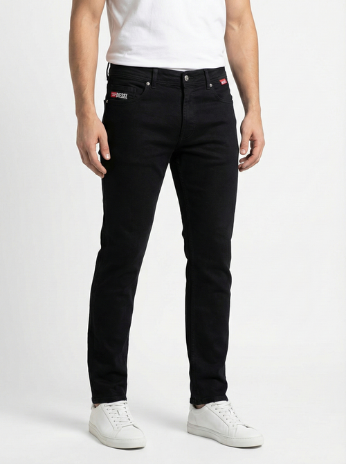 Diesel Siyah Regular Fit Jean